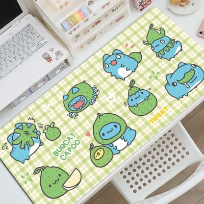 貓貓蟲 主題桌墊 布質滑鼠墊