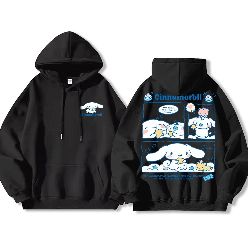 三麗鷗 聯名衛衣2025秋冬新款親子情侶裝連帽衛衣