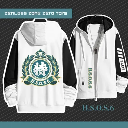 絕區零 對空六課 手繪連帽衫 春秋舒適外套