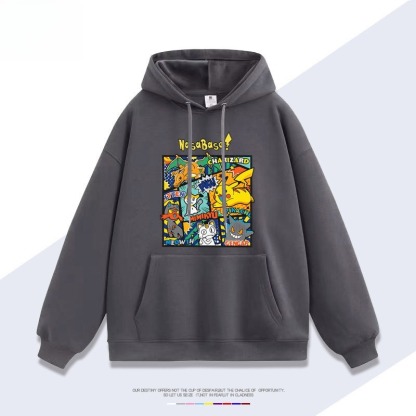 精靈寶可夢 聯名衛衣2026秋冬新款 親子情侶裝連帽衛衣