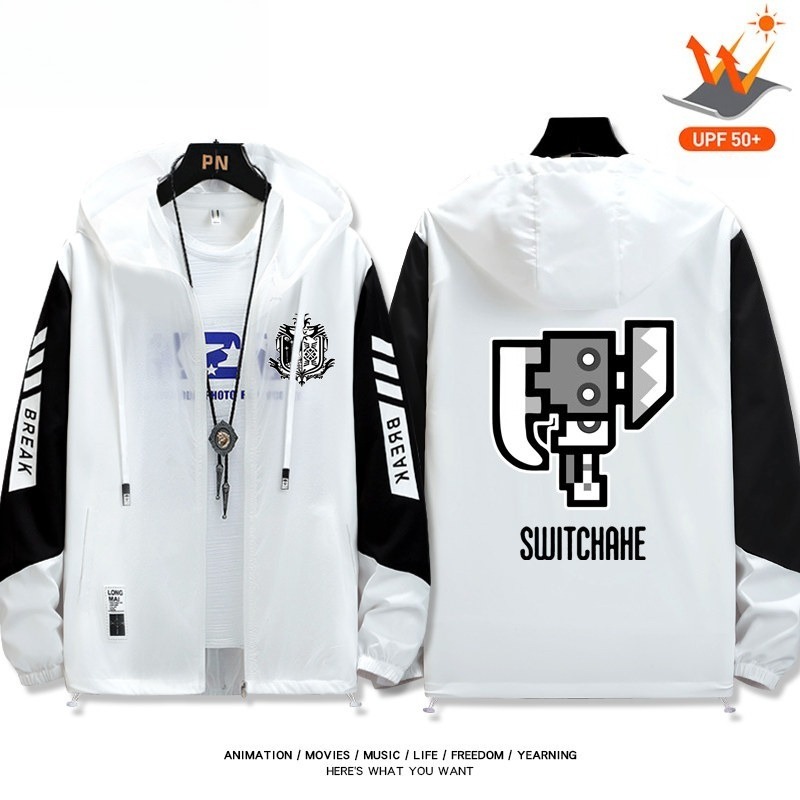 魔物獵人 輕薄透氣拉鏈防曬衣外套