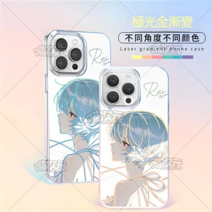 EVA新世紀福音戰士極光金漸變手機殼