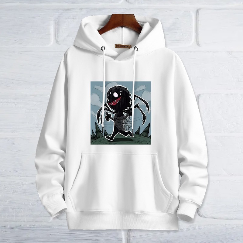 饑荒Q版小蜘蛛新款 親子情侶男女連帽衛衣