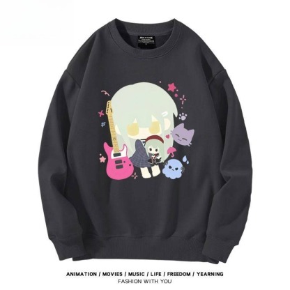 Mygo!AveMujica若葉睦 聯名親子情侶裝 圓領長袖