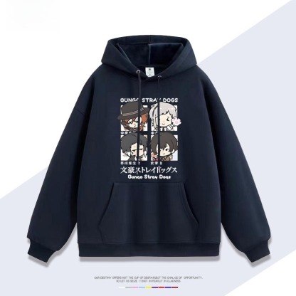 文豪野犬新款 親子情侶男女連帽衛衣