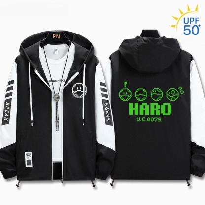 萬代 STRICT-G 機動戰士鋼彈 輕薄透氣拉鏈防曬衣外套