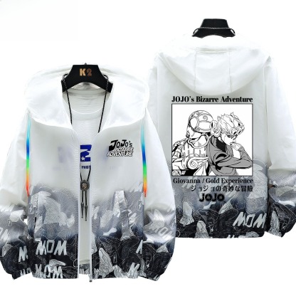 JOJO的奇妙冒險 輕薄透氣漸變防曬衣外套