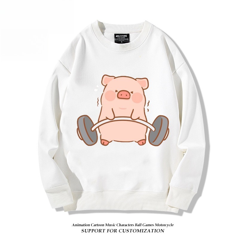 LuLu豬 聯名親子情侶裝 圓領長袖