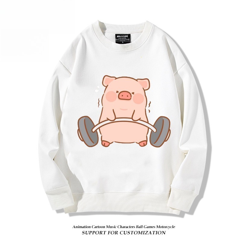 LuLu豬 聯名親子情侶裝 圓領長袖