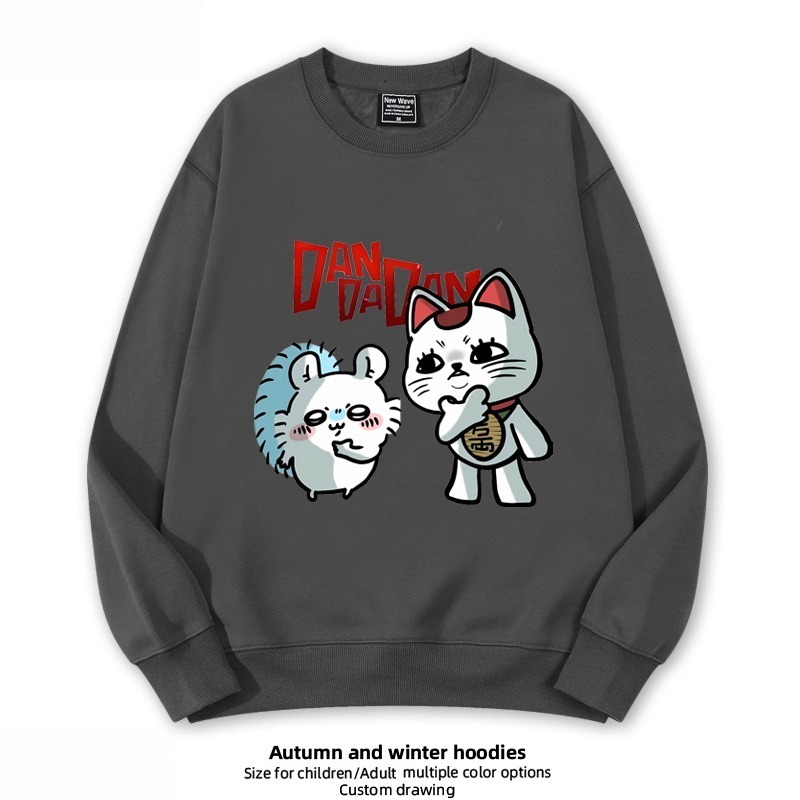 高速婆婆X小桃 聯名親子情侶裝 圓領長袖