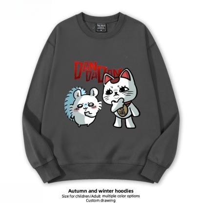 高速婆婆X小桃 聯名親子情侶裝 圓領長袖