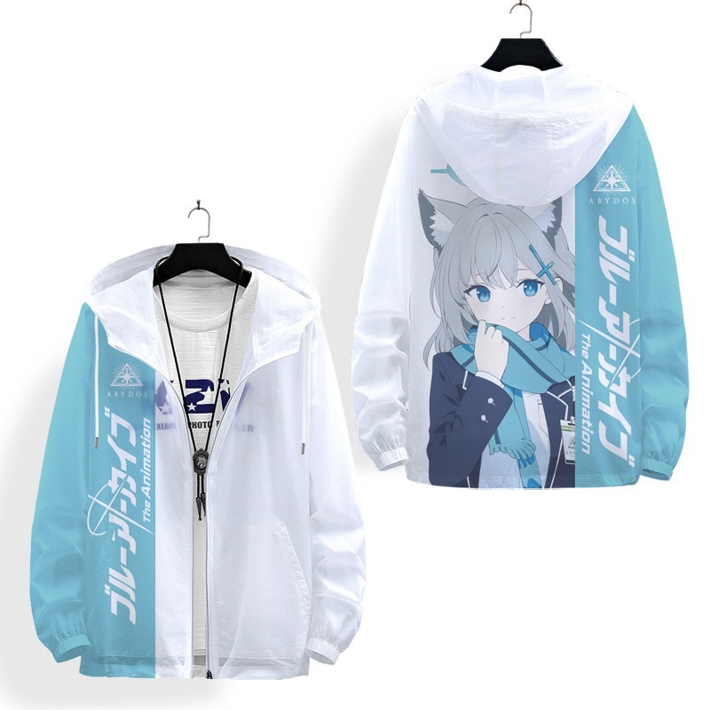 蔚藍檔案 輕薄透氣漸變oversize防曬衣外套