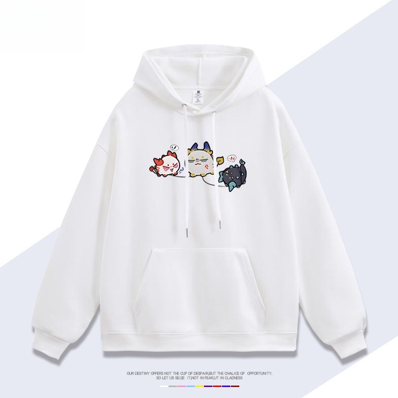 明日方舟龍泡泡新款 親子情侶男女連帽衛衣