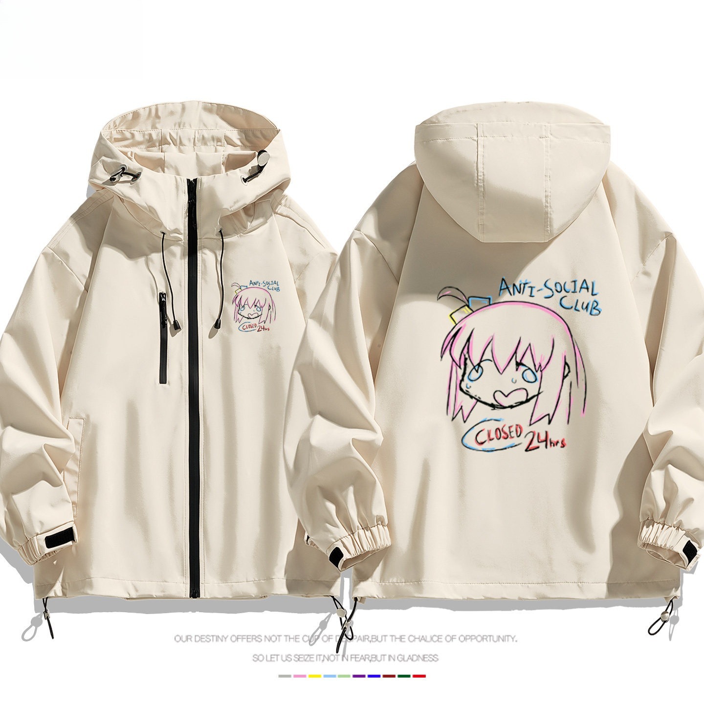 孤獨搖滾周邊 男女同款秋冬衝鋒衣