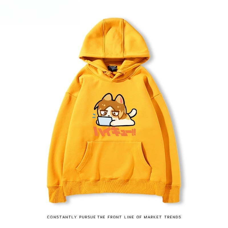 排球少年 聯名衛衣2026秋冬新款 親子情侶連帽衛衣