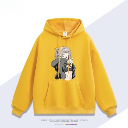 徹夜之歌七草薺 親子情侶男女連帽衛衣