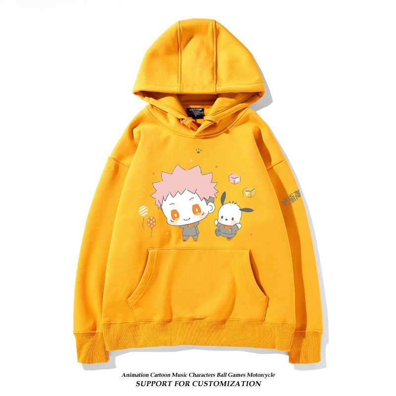 咒術迴戰 聯名衛衣2026秋冬新款親子情侶裝連帽衛衣