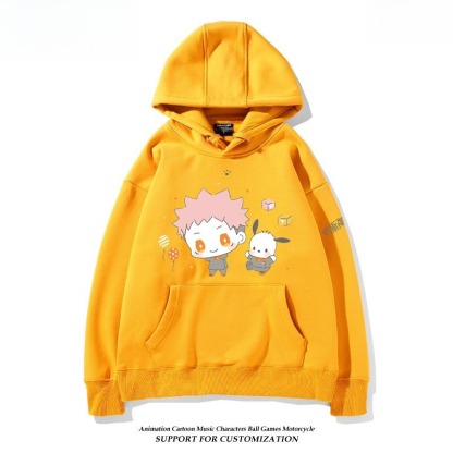 咒術迴戰 聯名衛衣2026秋冬新款親子情侶裝連帽衛衣