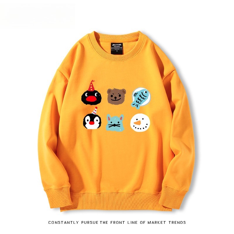 pingu 聯名親子情侶裝 圓領長袖