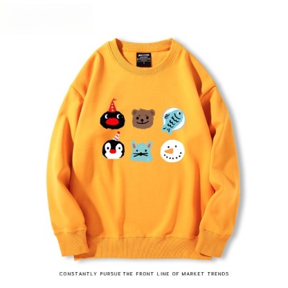 pingu 聯名親子情侶裝 圓領長袖