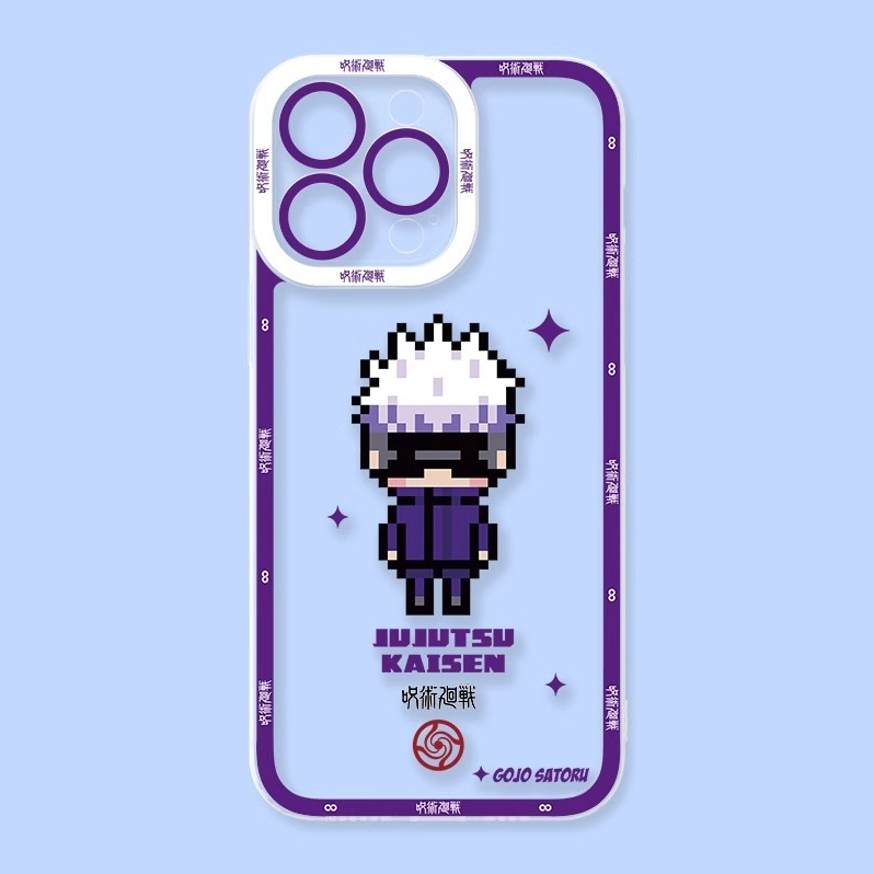 蘋果 系列咒術迴戰天使眼透明防摔軟殼