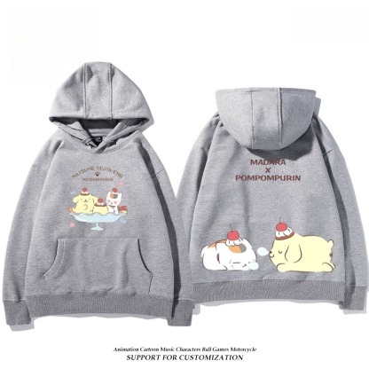夏目友人帳貓咪老師X三麗鷗新款 親子情侶男女連帽衛衣
