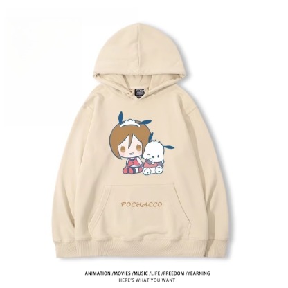 初音未來X三麗鷗新款 親子情侶男女款連帽衛衣