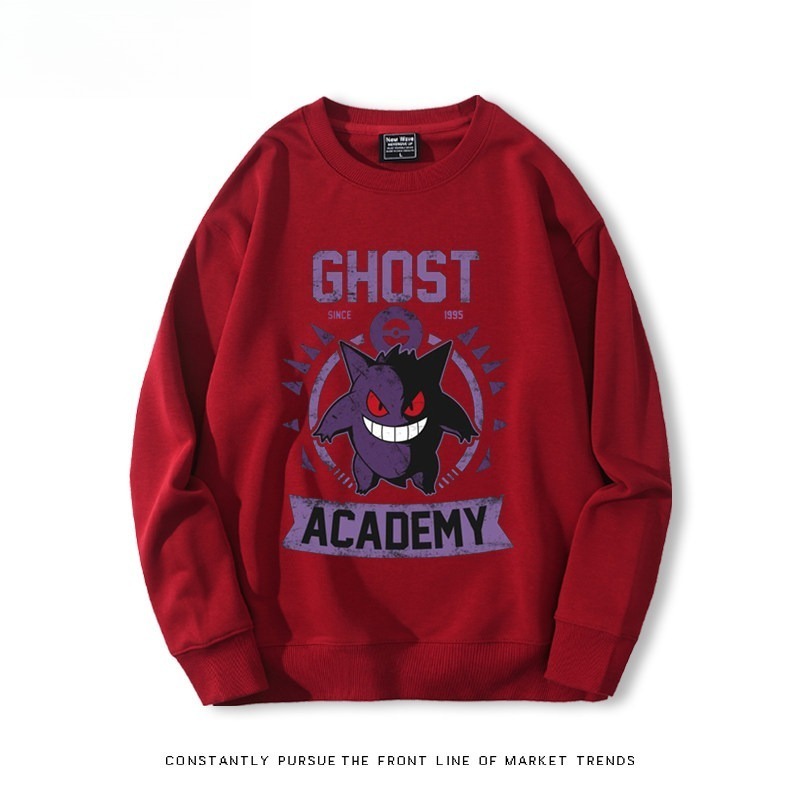 寶可夢耿鬼 聯名親子情侶裝 圓領長袖