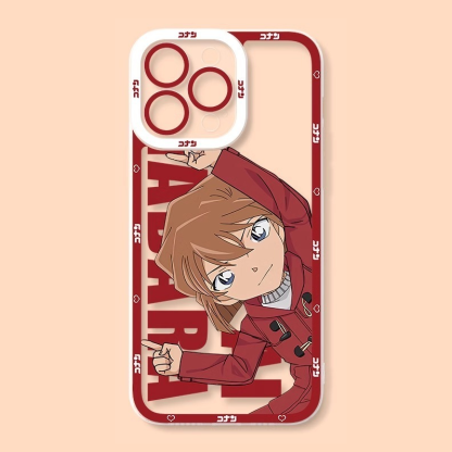 蘋果 系列名偵探柯南天使眼透明防摔軟殼