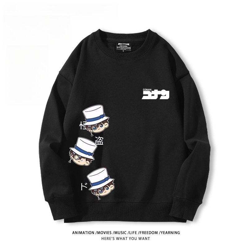 名偵探柯南 聯名親子情侶裝 圓領長袖