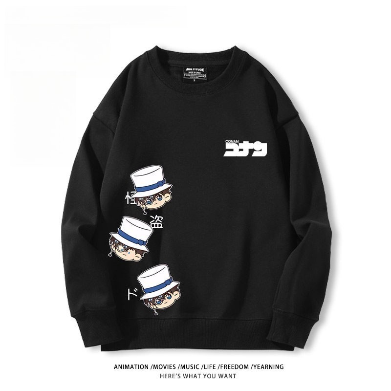 名偵探柯南 聯名親子情侶裝 圓領長袖