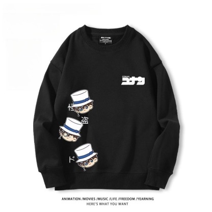 名偵探柯南 聯名親子情侶裝 圓領長袖