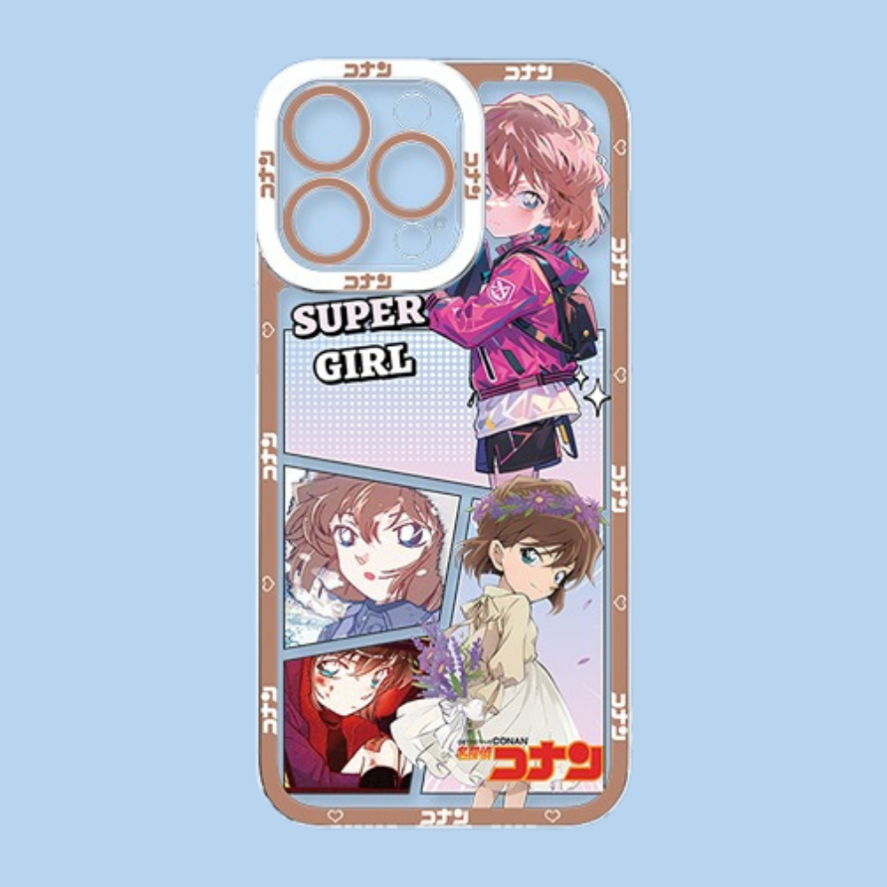 名偵探柯南天使眼透明防摔軟殼