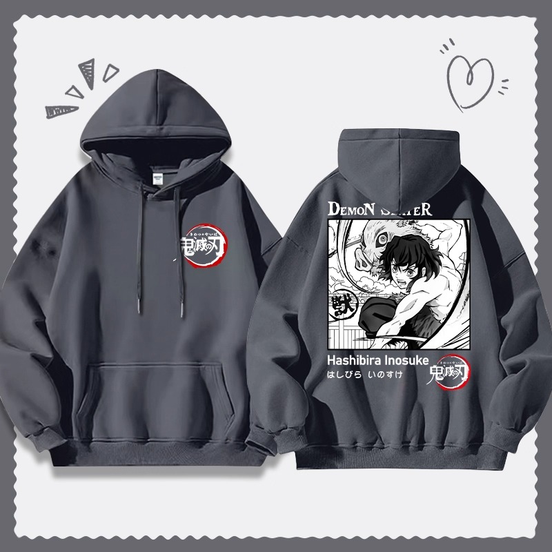 鬼滅之刃 聯名衛衣2025秋冬新款寬鬆連帽衛衣