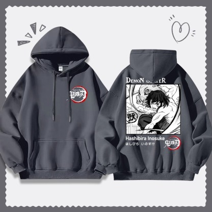鬼滅之刃 聯名衛衣2025秋冬新款寬鬆連帽衛衣
