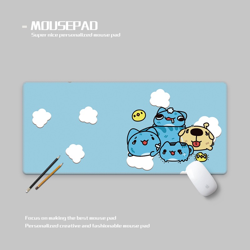 貓貓蟲 主題桌墊 布質滑鼠墊