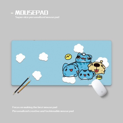 貓貓蟲 主題桌墊 布質滑鼠墊