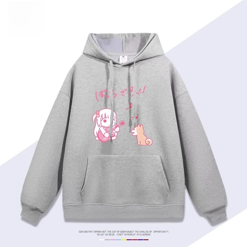 孤獨搖滾 聯名衛衣2025秋冬新款親子情侶裝連帽衛衣