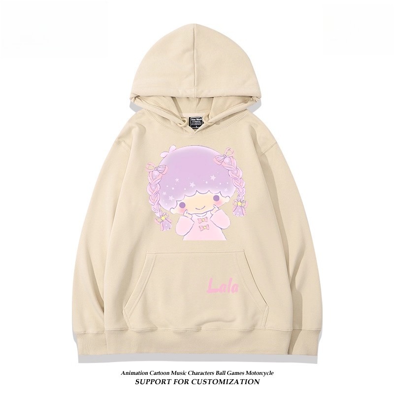 雙子星little twinstars新款 親子情侶男女連帽衛衣