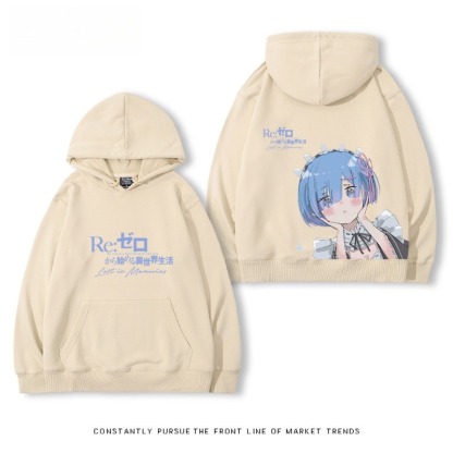 從零開始的異世界 親子情侶男女連帽衛衣