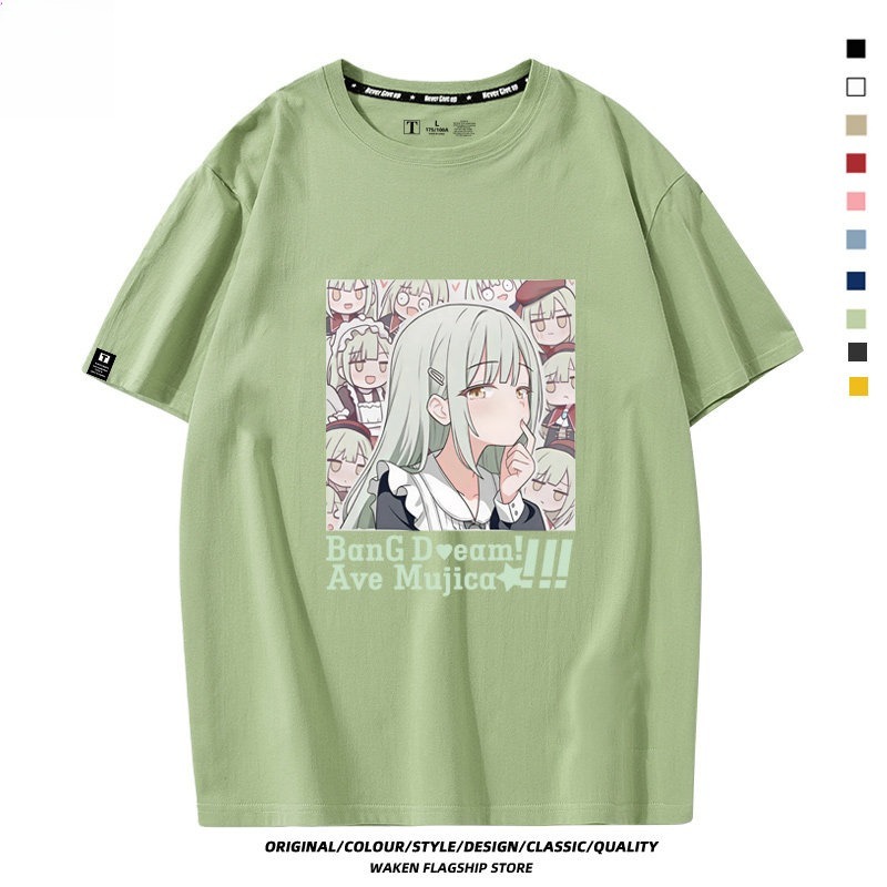 BanG Dream! Ave Mujica 印花短袖T恤