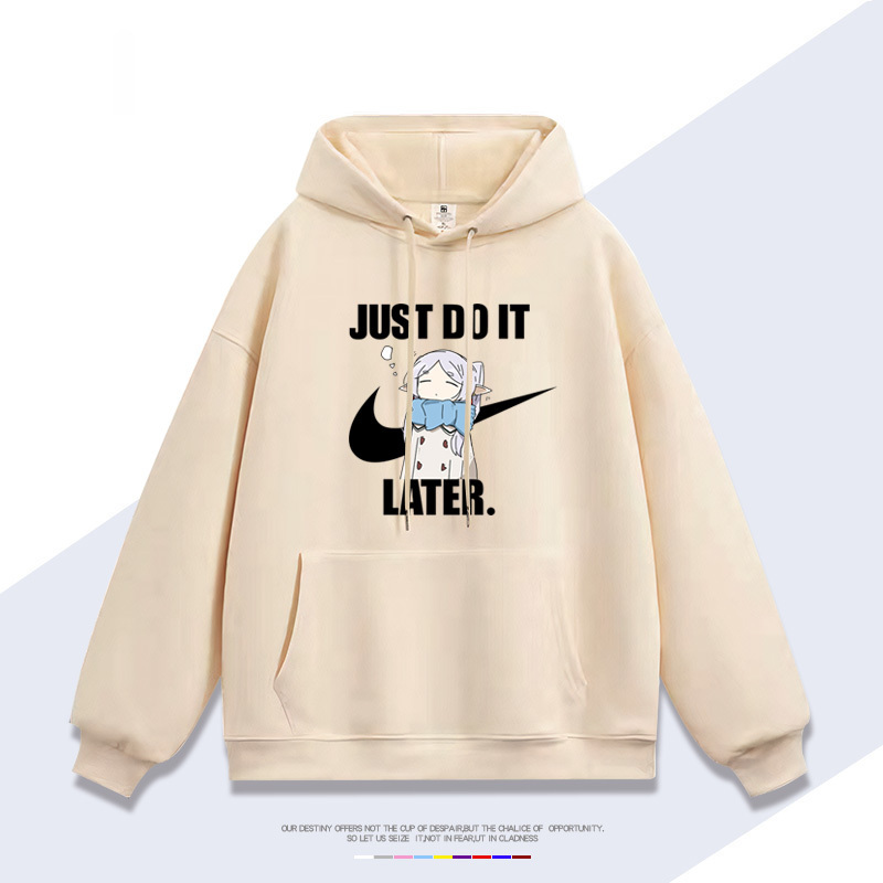 葬送的芙莉蓮 聯名衛衣2024秋冬新款親子情侶裝薄絨款連帽衛衣