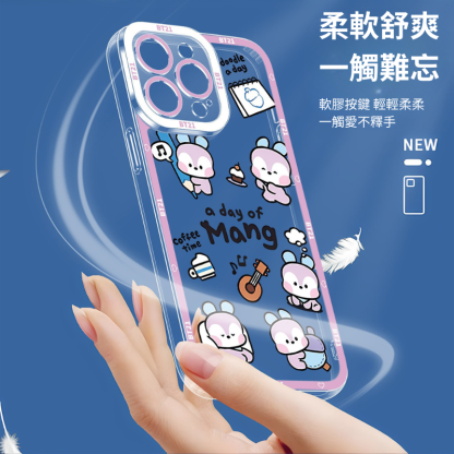 BTS防彈少年團使眼透明手機殼