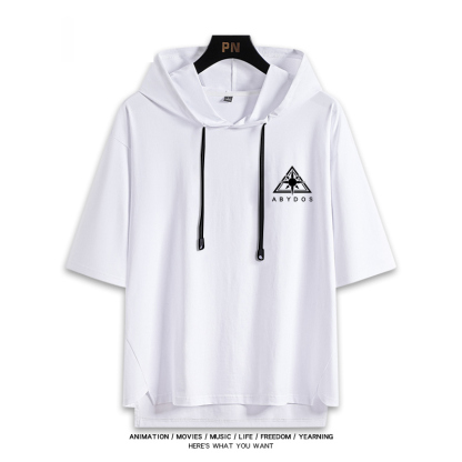 蔚藍檔案 鬼方佳代子 連帽短袖T恤