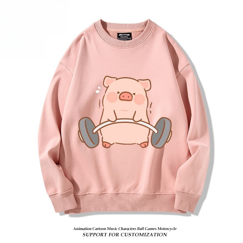 LuLu豬 聯名親子情侶裝 圓領長袖