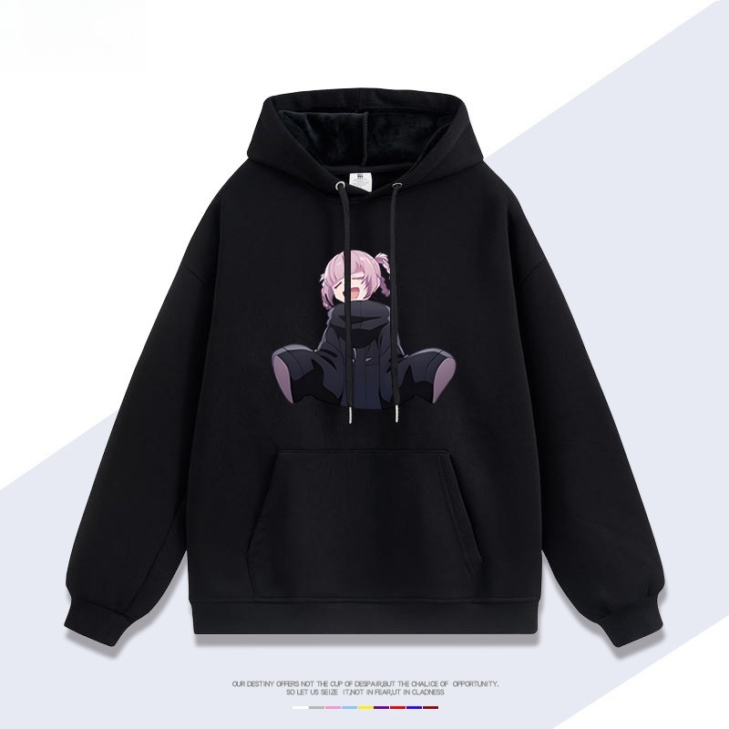 徹夜之歌七草薺 親子情侶男女連帽衛衣