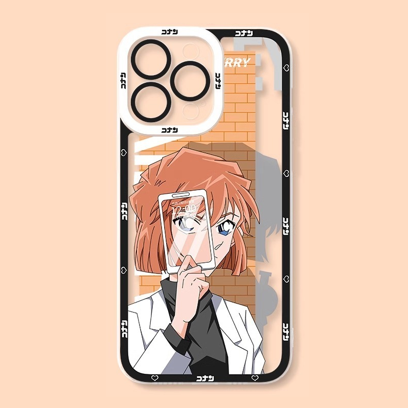 蘋果 系列名偵探柯南天使眼透明防摔軟殼