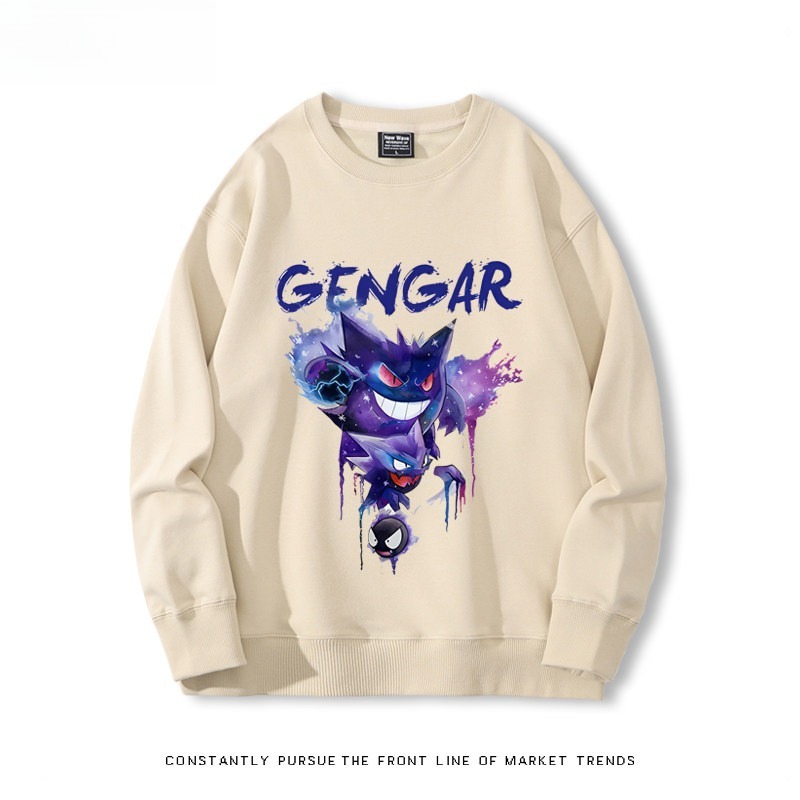 寶可夢耿鬼 聯名親子情侶裝 圓領長袖