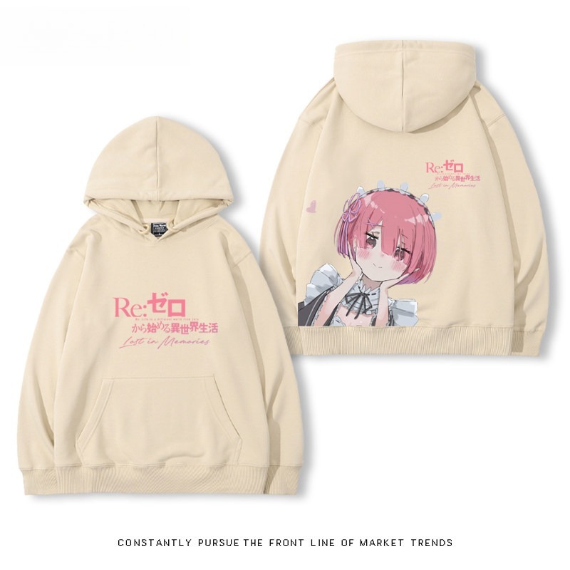 從零開始的異世界 親子情侶男女連帽衛衣