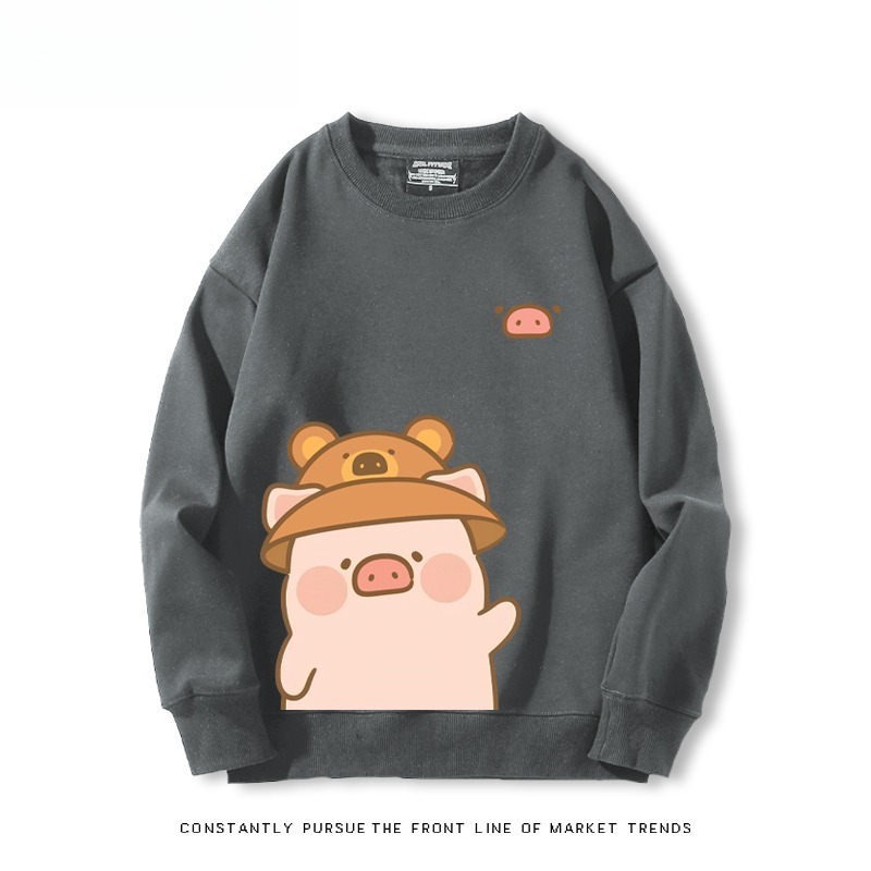 LuLu豬 聯名親子情侶裝 圓領長袖